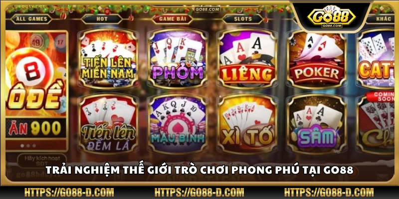 Khám phá kho game hấp dẫn tại Go88