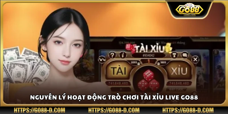 Nguyên lý hoạt động trò chơi Tài Xỉu Live Go 88