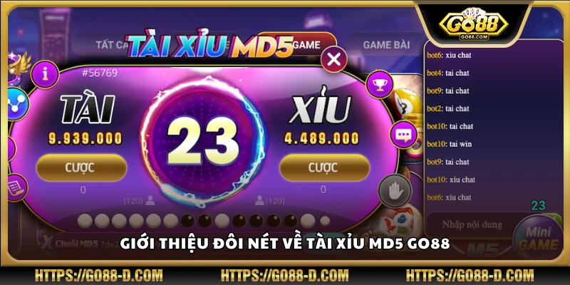 Sơ lược về game Tài Xỉu mã hóa MD5 trên Go88